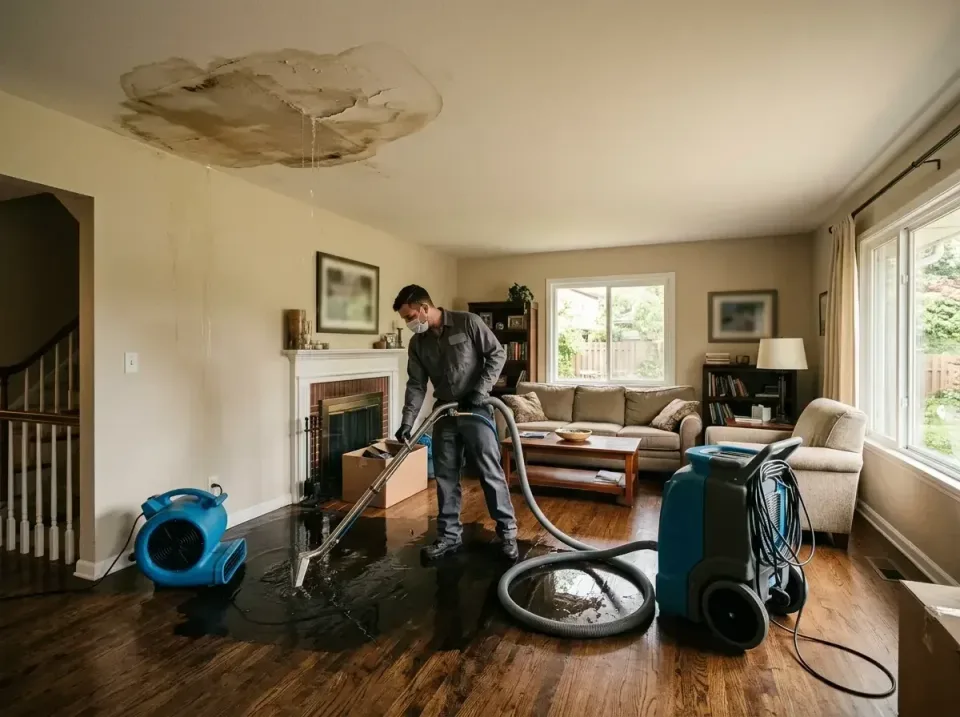 attic-pipe-burst-ceiling-drip-008 — frequently asked questions, Water Damage Restoration & Carpet Care in Fort Dodge, IA